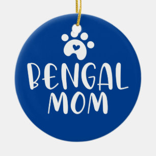 Bengal Kat Moeder Grappige Bengal Kat Mama Liefheb Keramisch Ornament