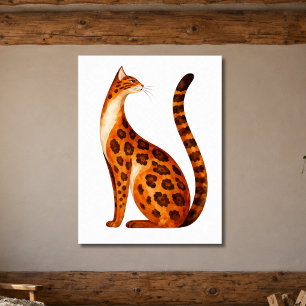 Bengal Kat Profiel Poster