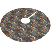 Bengal Kat Roller Coaster Kerstmis Kerstboom Rok (Gekanteld)