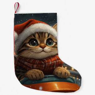 Bengal Kat Roller Coaster Kerstmis Kleine Kerstsok
