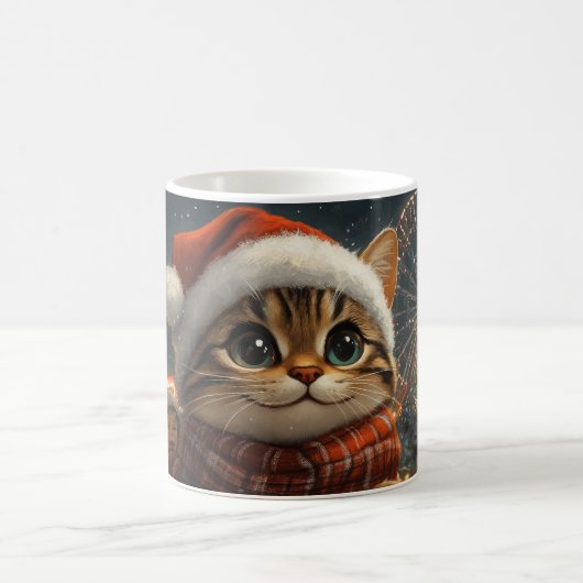 Bengal Kat Roller Coaster Kerstmis Koffiemok (Center)