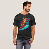 Bengal Kat Surfer T-shirt (Voorkant volledig)