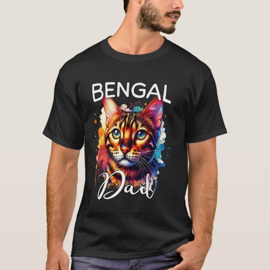 Bengal Kat Vader Bengal Kat T-shirt (Voorkant)