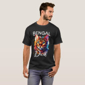 Bengal Kat Vader Bengal Kat T-shirt (Voorkant volledig)