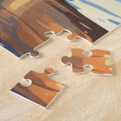 Bengal Katten Kerst Sneeuw Vakantie Legpuzzel (Zijkant)