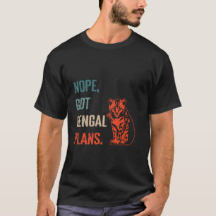 Bengal Katten NEE, HEB BENGAL PLANNEN Leuk Bengal T-shirt