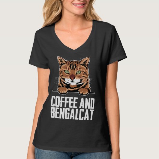 Bengal kitten  Bengal mom  Bengal dad  13 T-shirt (Voorkant)
