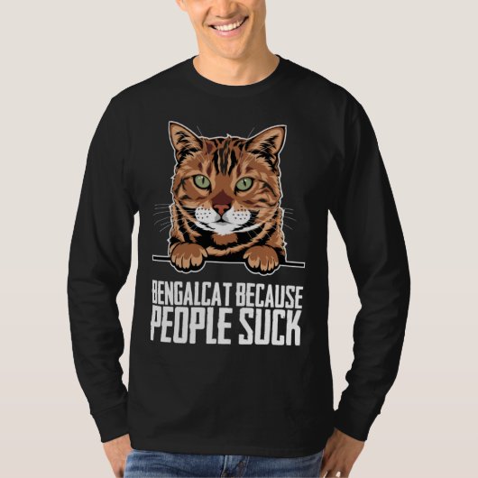 Bengal kitten  Bengal mom  Bengal dad  5 T-shirt (Voorkant)