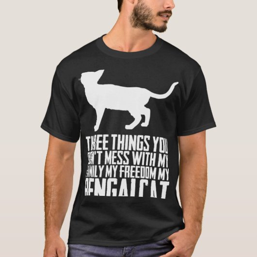 Bengal kitten  Bengal mom  Bengal dads T-shirt (Voorkant)