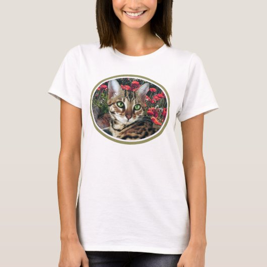 Bengal Kitten damestop T-shirt (Voorkant)