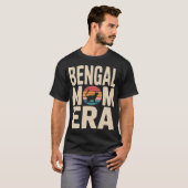 Bengal Moeder Era Retro Bengal Kat T-shirt (Voorkant volledig)