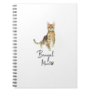 Bengal Mom Cute Cat Mother Kitten Girl Gift Notitieboek