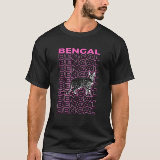Bengal Pastel Esthetiek T-shirt (Voorkant)