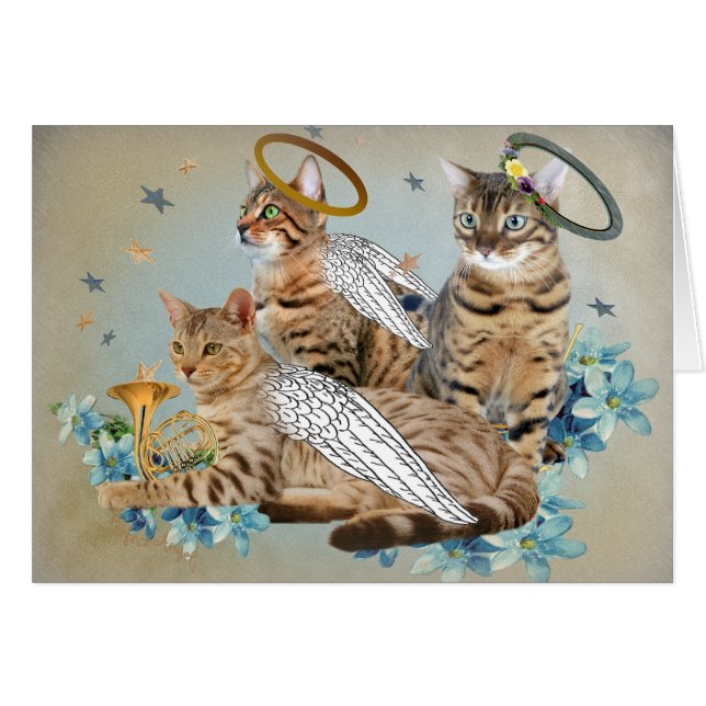 Bengal Perfect Angels-kaarten (Voorkant Horizontaal)