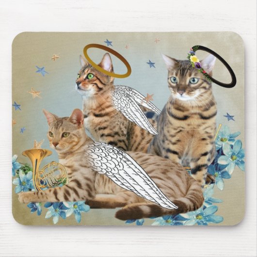 Bengal Perfect Angels Mousepad Muismat (Voorkant)