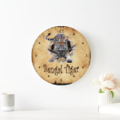 Bengal Tiger Breaks Through Paper Bag Clock! ~ Grote Klok (Huis)