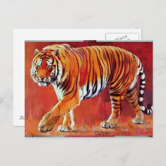 Bengal Tiger Briefkaart (Voorkant / Achterkant)