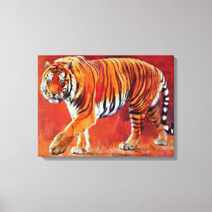 Bengal Tiger Canvas Afdruk