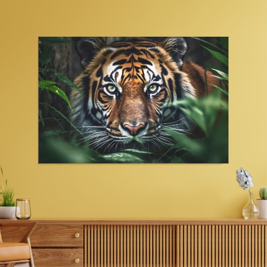 Bengal Tiger Canvas Afdruk (Insitu (Woonkamer))