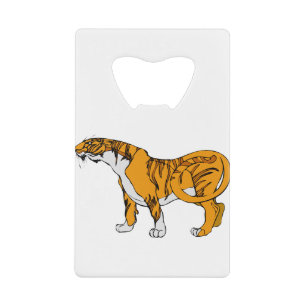 Bengal Tiger Creditkaart Flessenopener