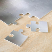 Bengal Tiger cub kijkt naar een sneeuwberg Legpuzzel (Zijkant)