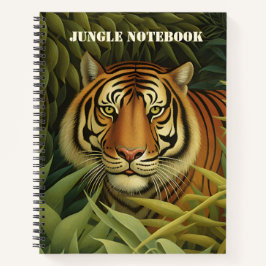 Bengal Tiger Digital Art Oerwoud Notitieboek