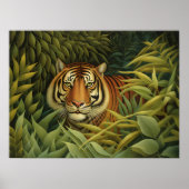 Bengal Tiger Digital Art Poster (Voorkant)