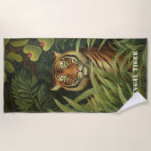 Bengal Tiger Digital Art Strandlaken (Voorkant)