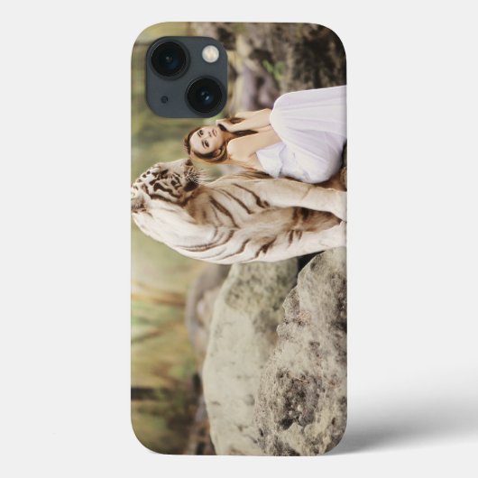 Bengal Tiger en Lady Case-Mate iPhone Case (Achterkant)
