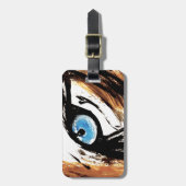 Bengal Tiger Eye Bagagelabel (Voorkant verticaal)