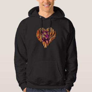 Bengal Tiger Face Animal Tongue Out Bengal Tiger Hoodie