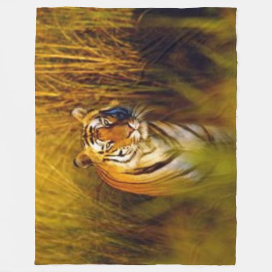 BENGAL TIGER FLEECE DEKEN (Voorkant)