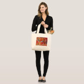 Bengal Tiger Grote Tote Bag (Voorkant (model))
