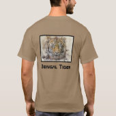 Bengal Tiger Illustration T-Shirt (Achterkant)
