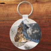 Bengal Tiger Love Sleutelhanger (Voorkant)