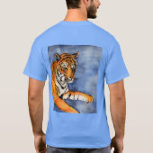 Bengal Tiger (Oranje) Custom Art Shirt (Achterkant)