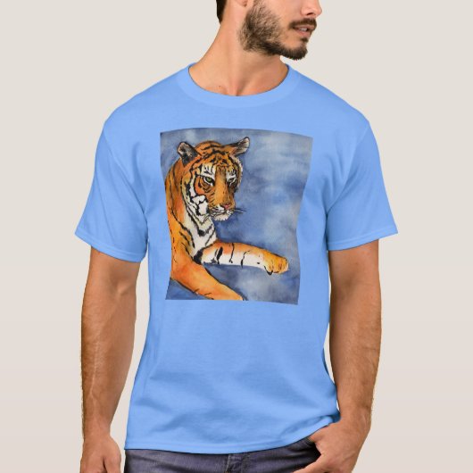 Bengal Tiger (Oranje) Custom Art Shirt (Voorkant)