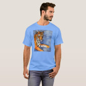 Bengal Tiger (Oranje) Custom Art Shirt (Voorkant volledig)