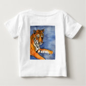 Bengal Tiger (Oranje) Custom Art Shirt (Achterkant)