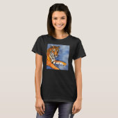 Bengal Tiger (Oranje) Custom Art Shirt (Voorkant volledig)