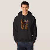Bengal Tiger Paint Love Bengal Tiger  Tiger Head Hoodie (Voorkant volledig)
