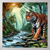 BENGAL TIGER POSTER (Voorkant)