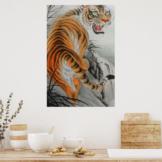 Bengal Tiger Poster (Keuken)