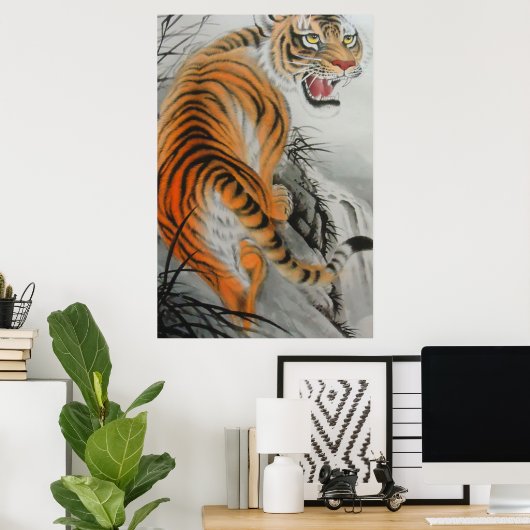 Bengal Tiger Poster (Thuiskantoor)