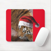 Bengal Tiger Santa Claus Muismat (Met muis)