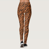 Bengal Tiger Streifen Druck Leggings (Achterkant)