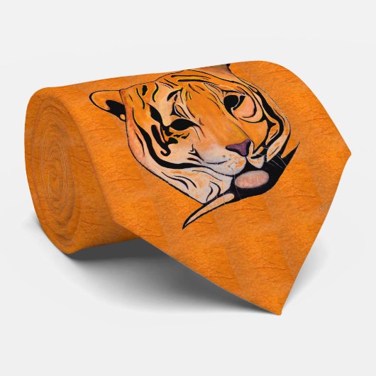 Bengal Tiger Stropdas (Opgerold)