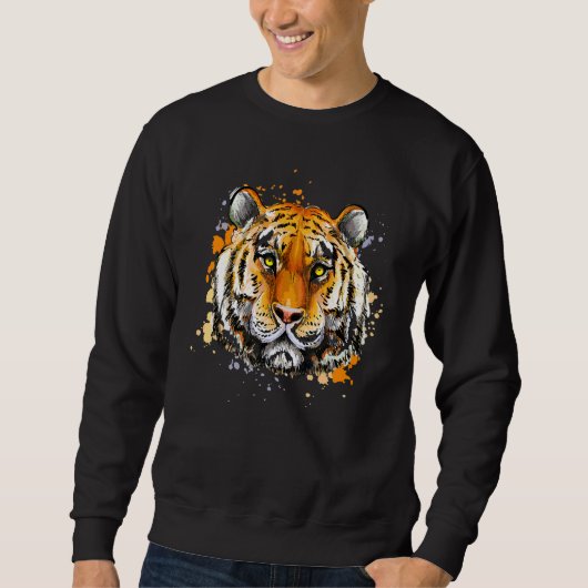 Bengal Tiger Vintage Trui (Voorkant)