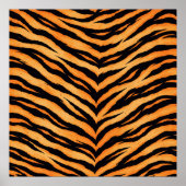 Bengal Tijger Dierpatroon Poster (Voorkant)