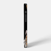 Bengal Tijger Schets: Vintage Dierprint iPhone Hoesje (Linkerkant)